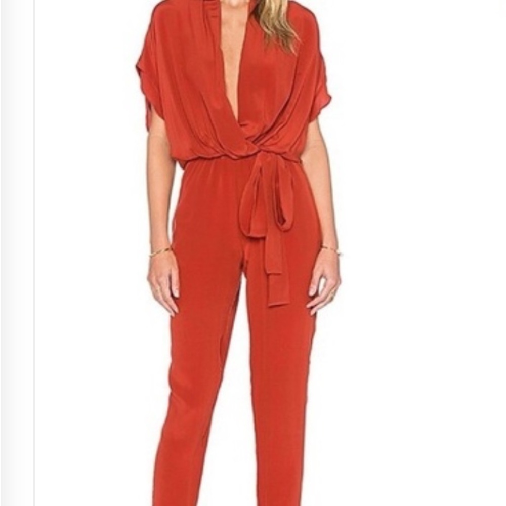 L'AGENCE Red Jumpsuit